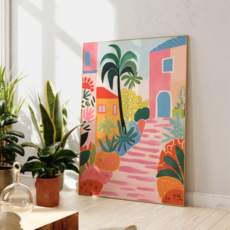 Tableauvillagecolore salon