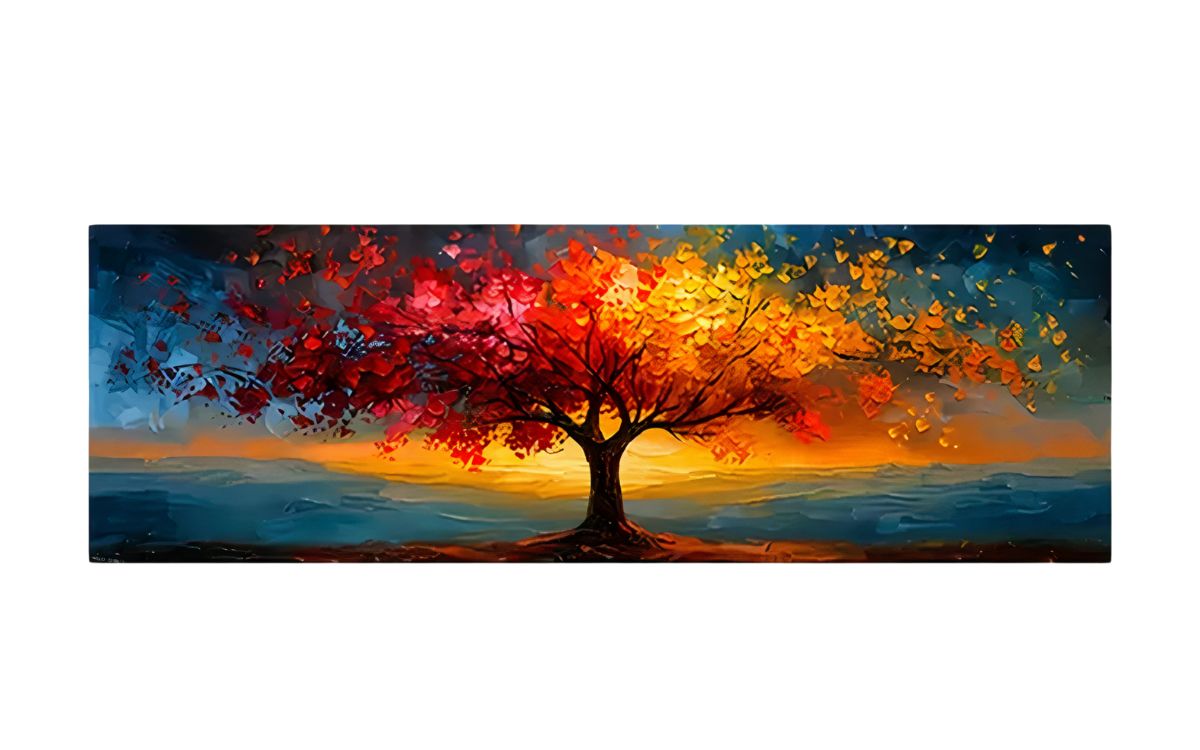 ToileArbreColore4Saisons toile