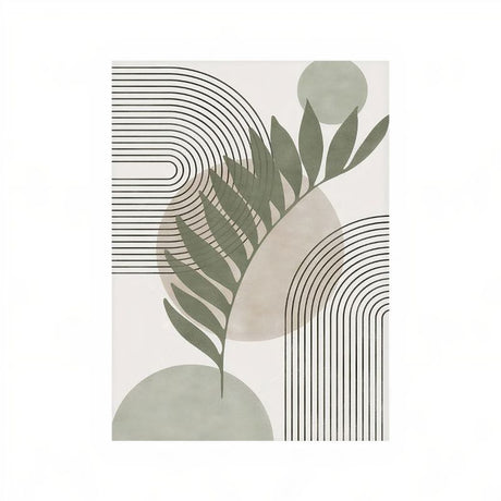 TriptyqueGeometriqueMinimalisteVertetBlanc toile 3