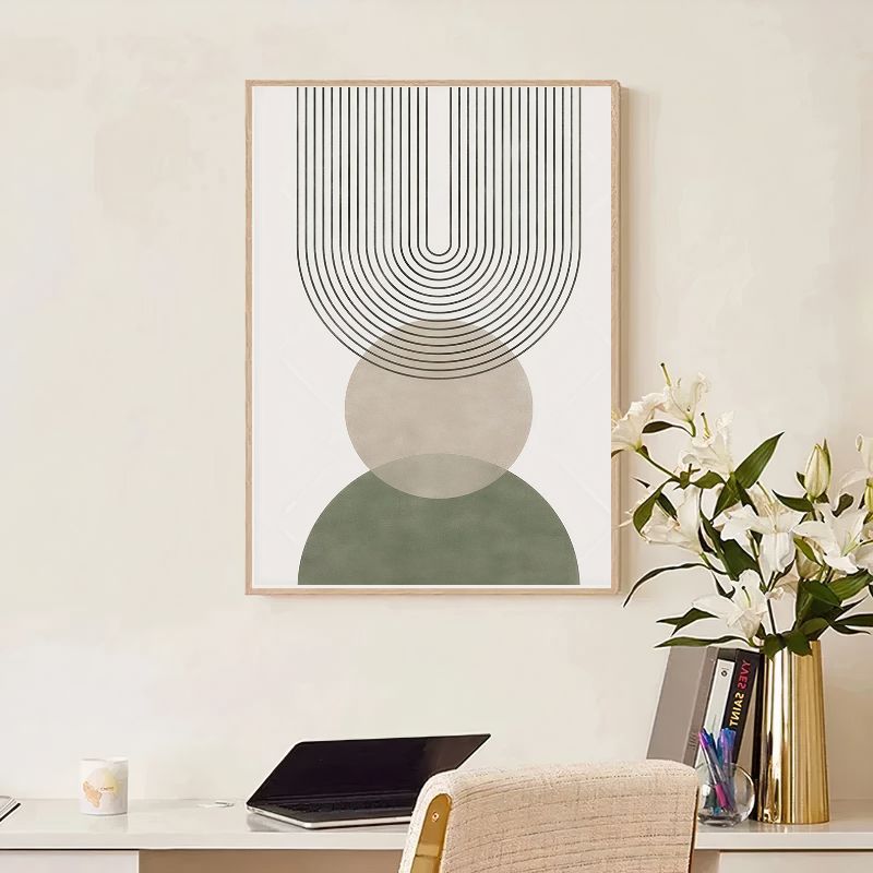 TriptyqueGeometriqueMinimalisteVertetBlanc bureau