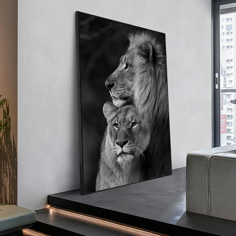 Tableau Lion Et Lionne