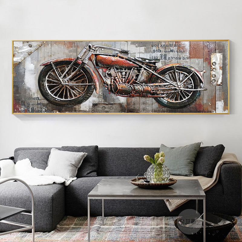 Tableau Moto Vintage mur