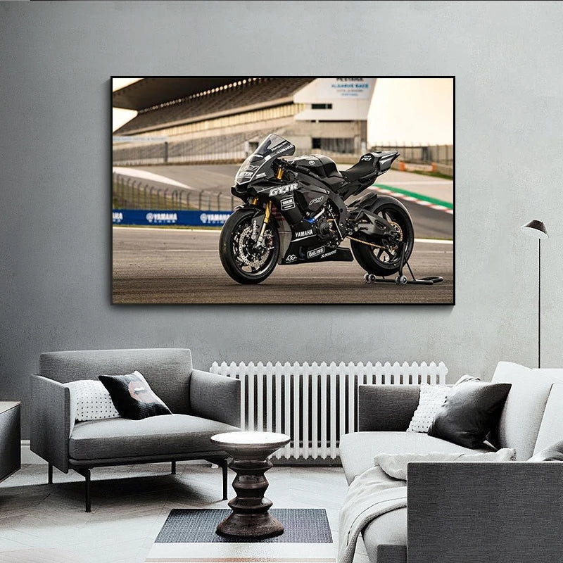 Tableau moto Yamaha cadre