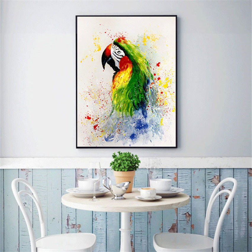 Tableau Perroquet Multicolore