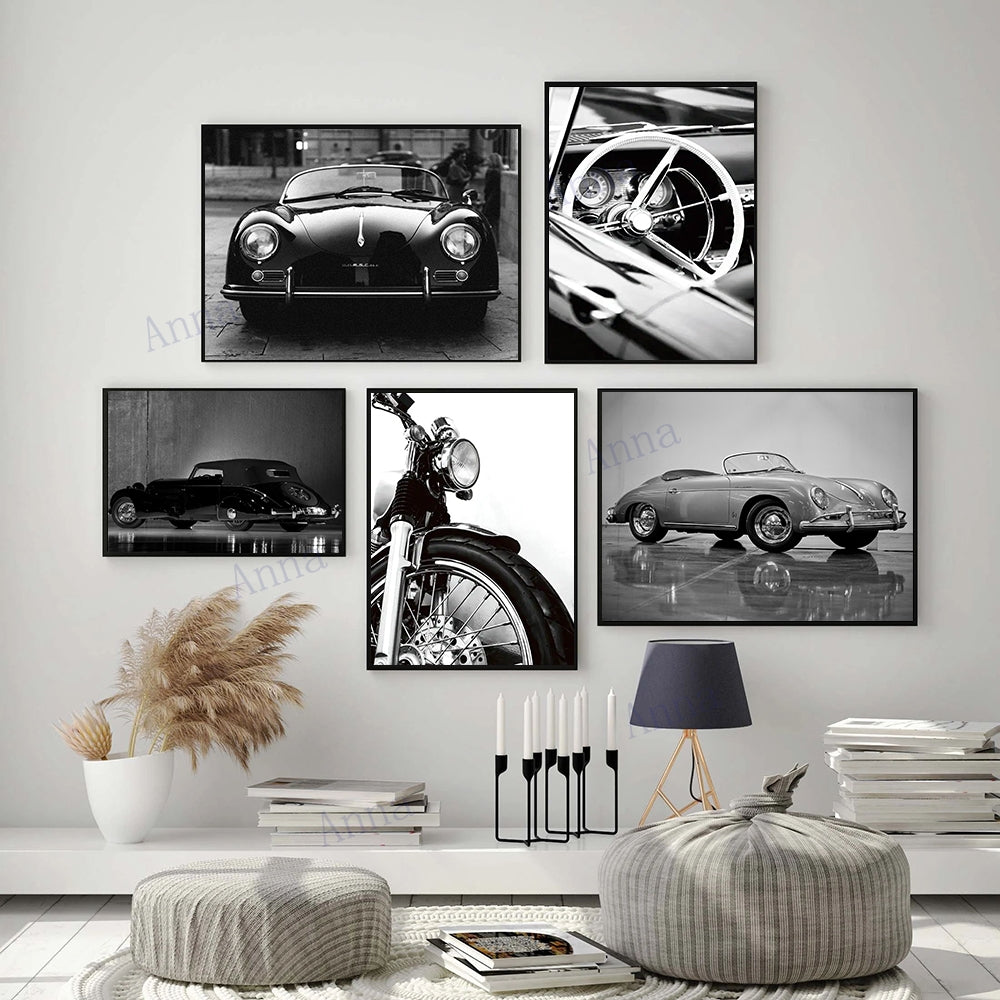 Tableau Porsche Vintage