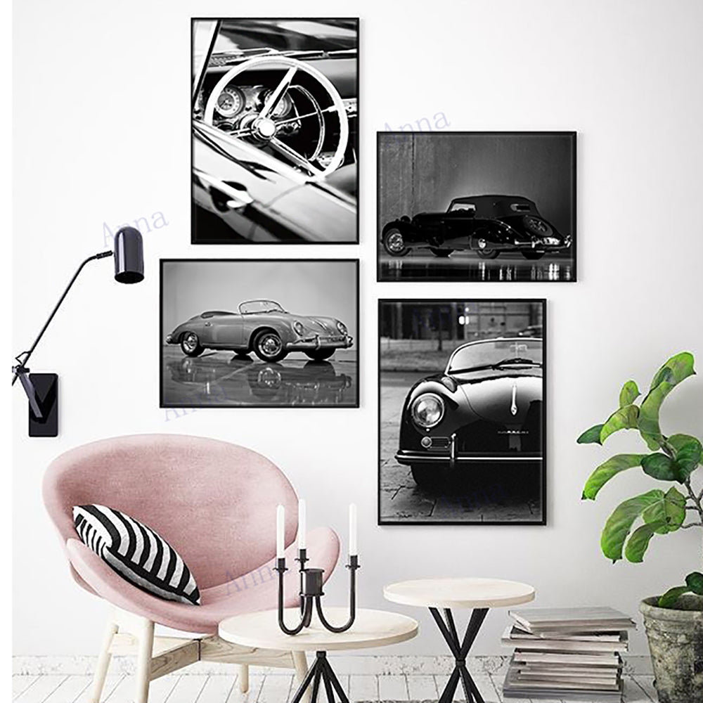 Tableau Porsche Vintage