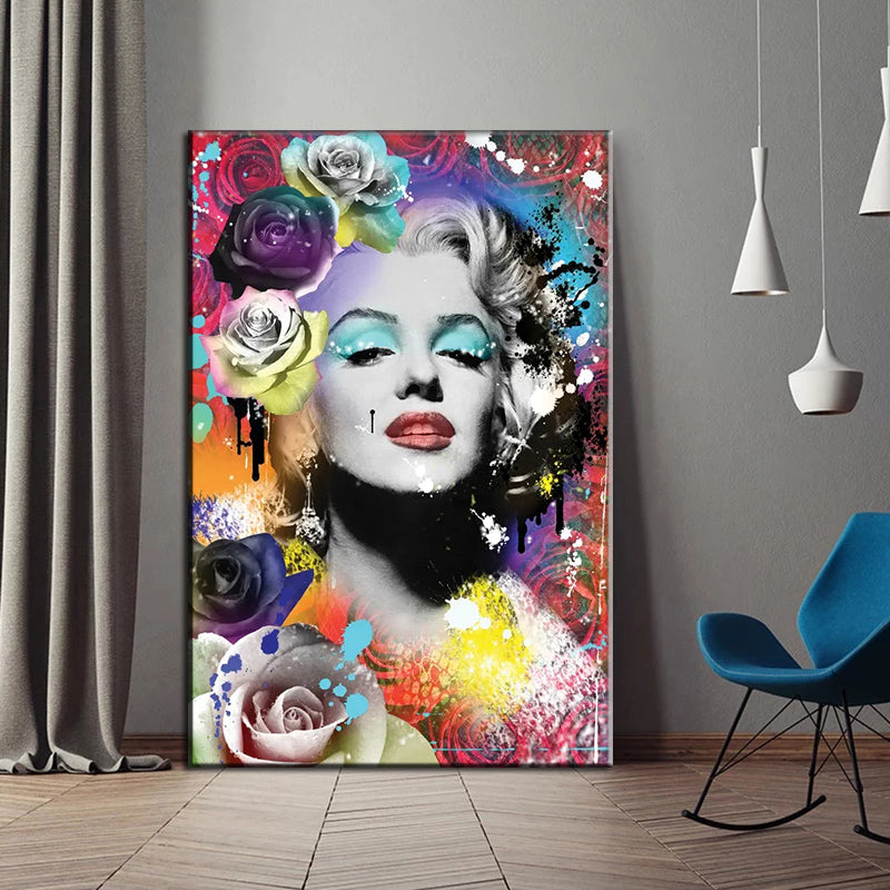 Tableau Marilyn Monroe Pop Art cadre