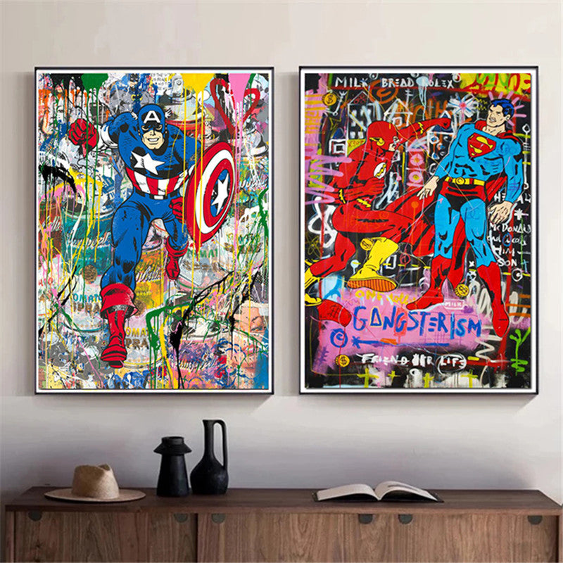 Tableau Pop Art Geek decoration murale