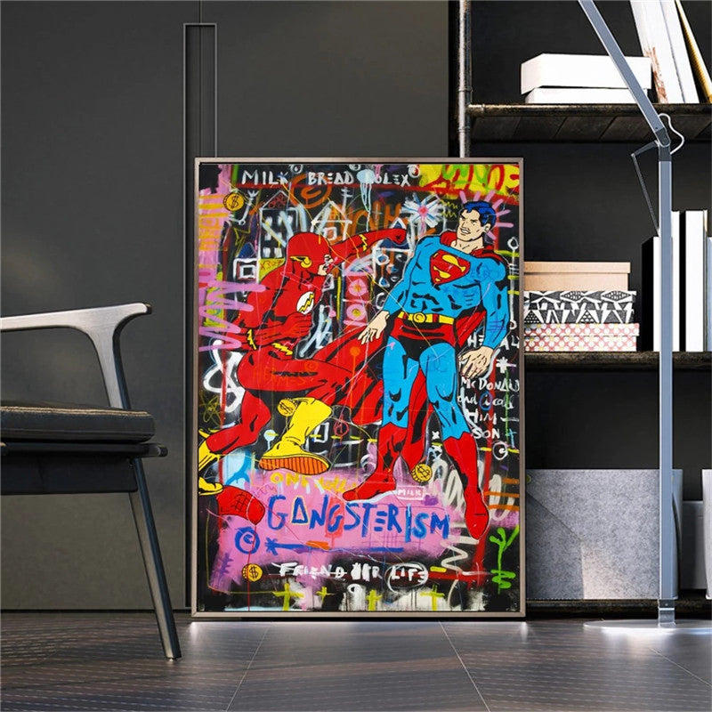 Tableau Pop Art Geek toile