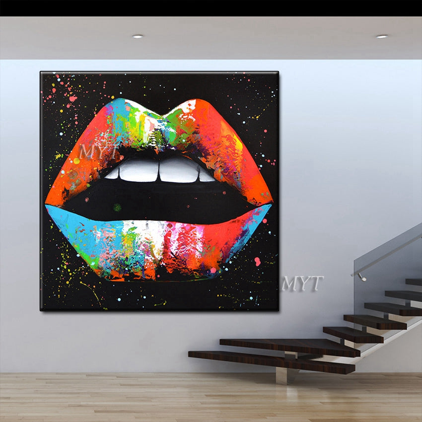 Tableau Bouche de Femme