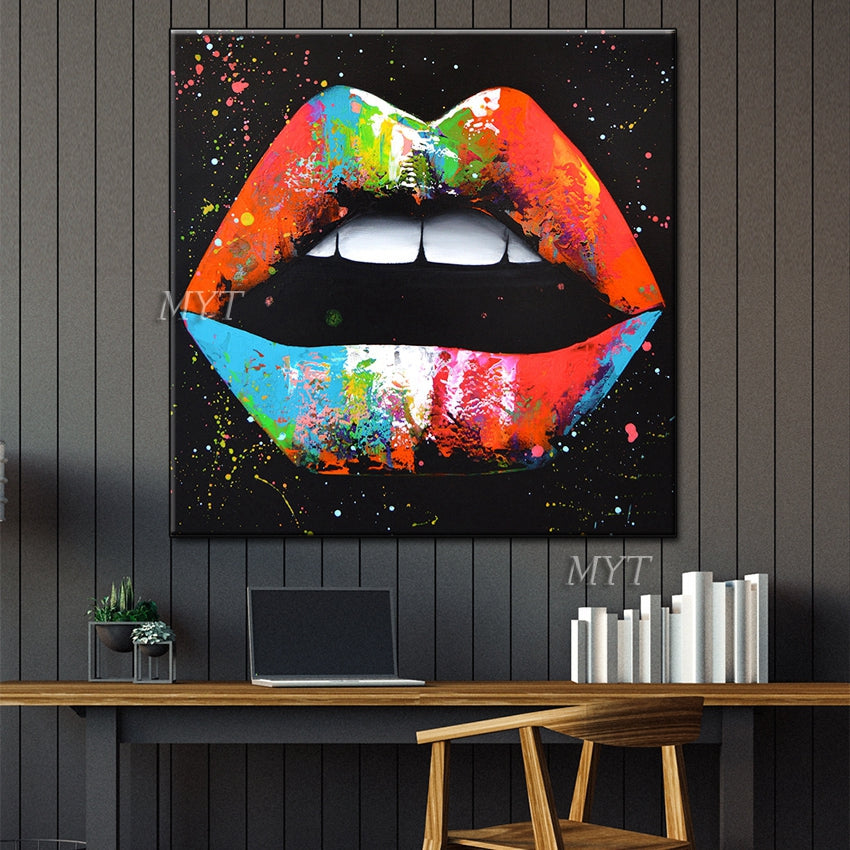 Tableau Bouche de Femme