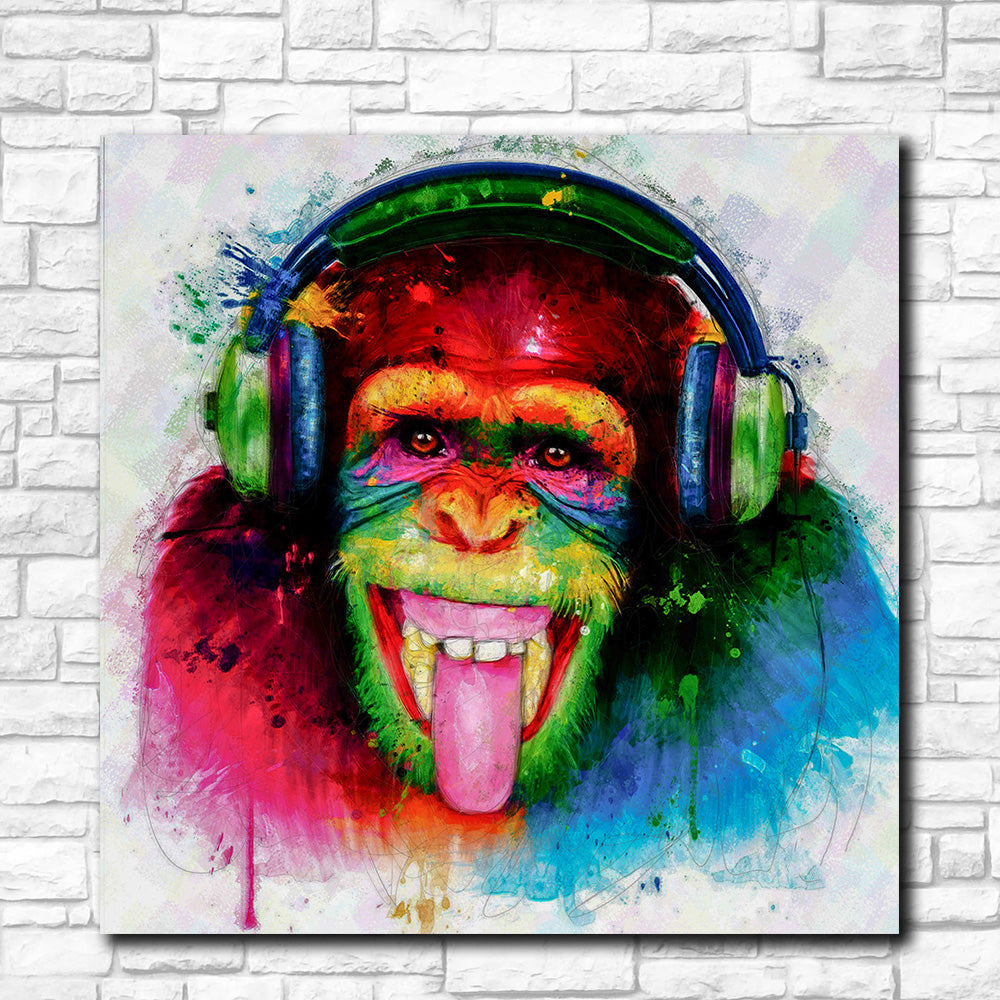 Tableau Gorille Pop Art