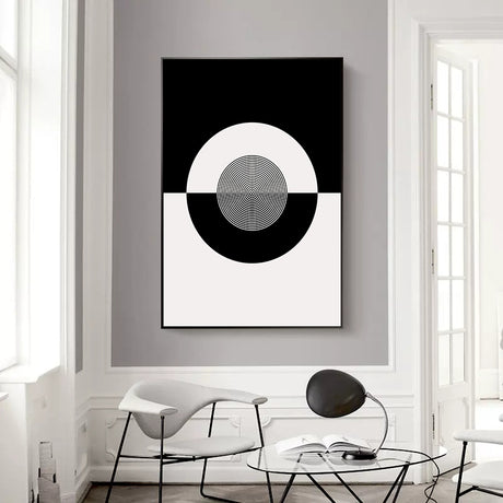 Tableau Triptyque Noir Et Blanc