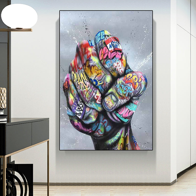 Tableau Tag Street Art cadre