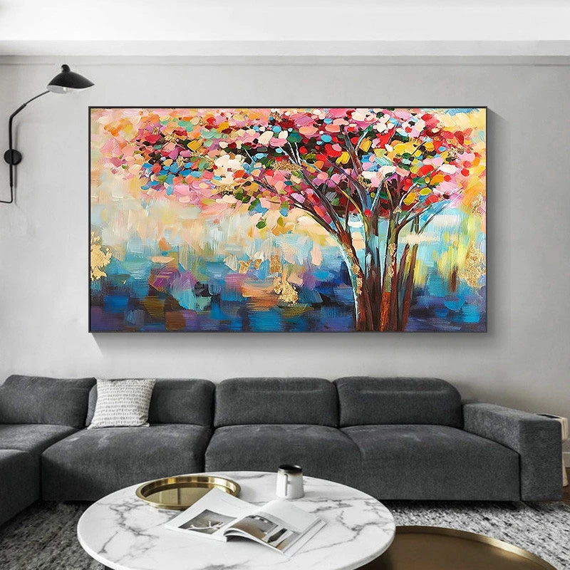 Tableau Peinture Paysage Nature toile