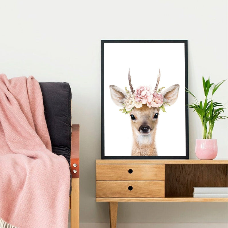 Tableau Bébé Cerf