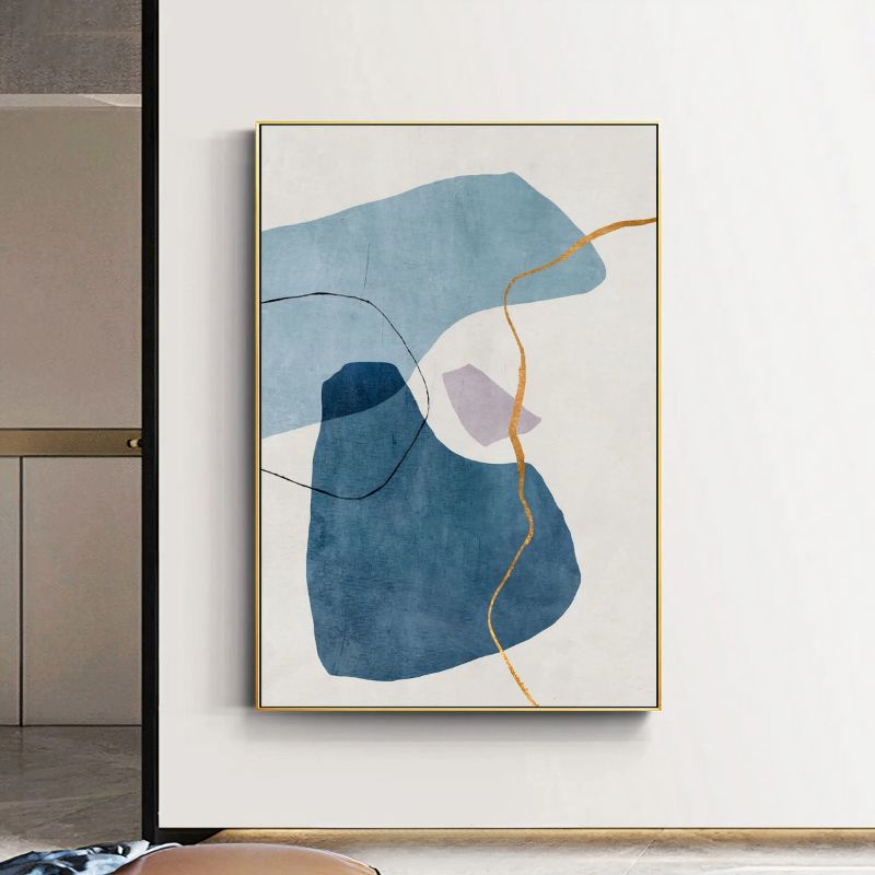 Tableau minimaliste bleu