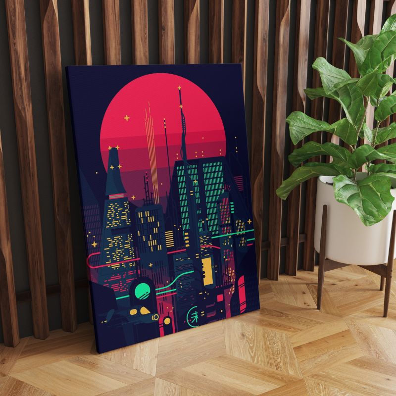 Tableau art moderne japonais deco murale