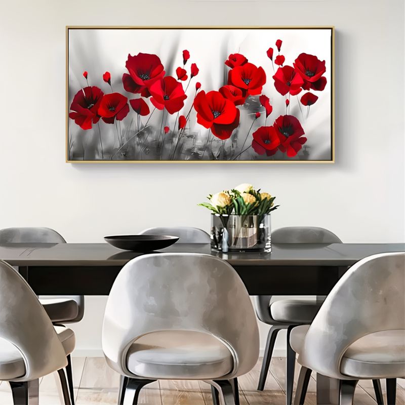 Tableau Coquelicot cadre