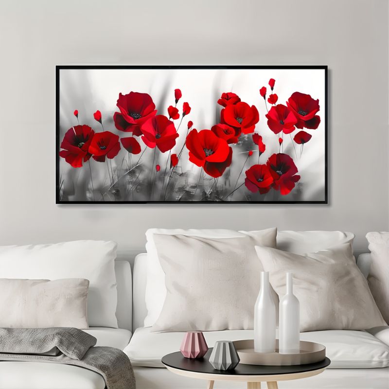 Tableau Coquelicot toile