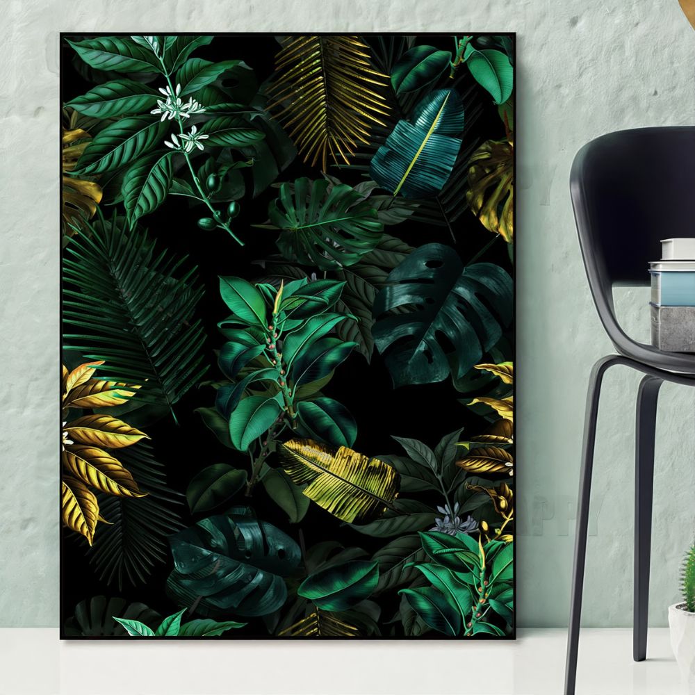 Tableau fleurs exotiques