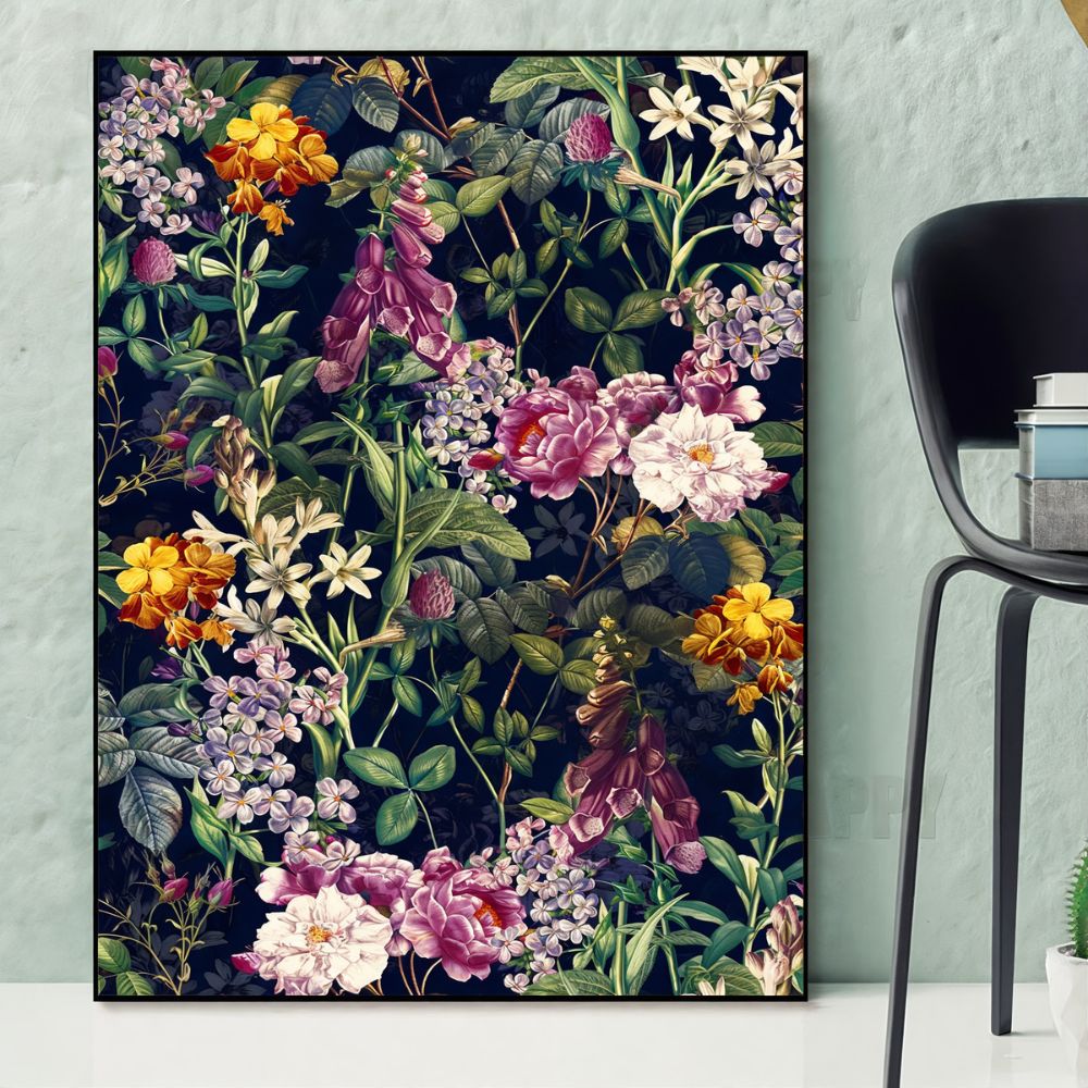 Tableau fleurs exotiques