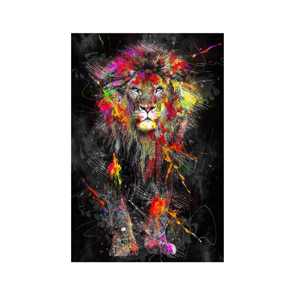 Tableau Lion Moderne toile 2