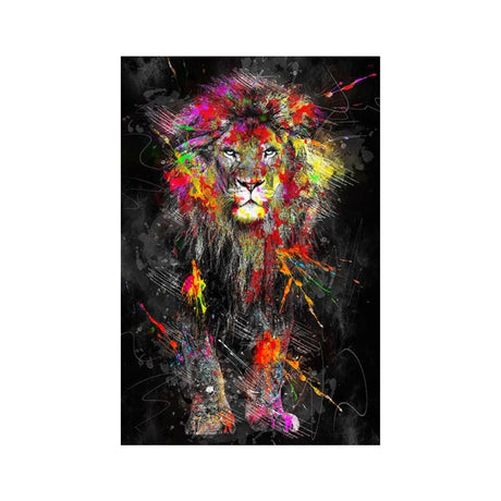 Tableau Lion Moderne toile 2
