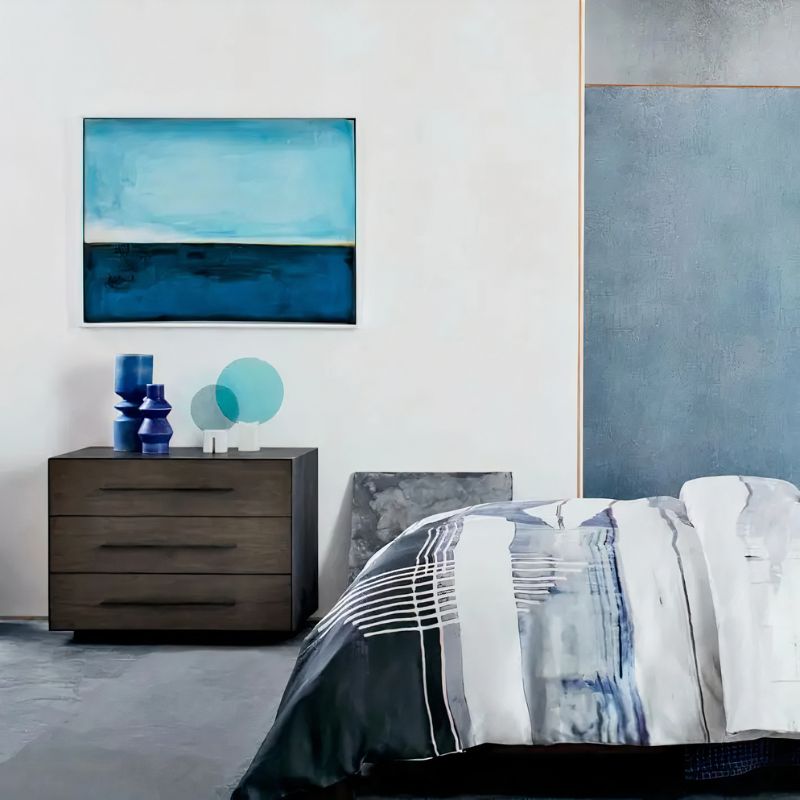 Tableau mer minimaliste