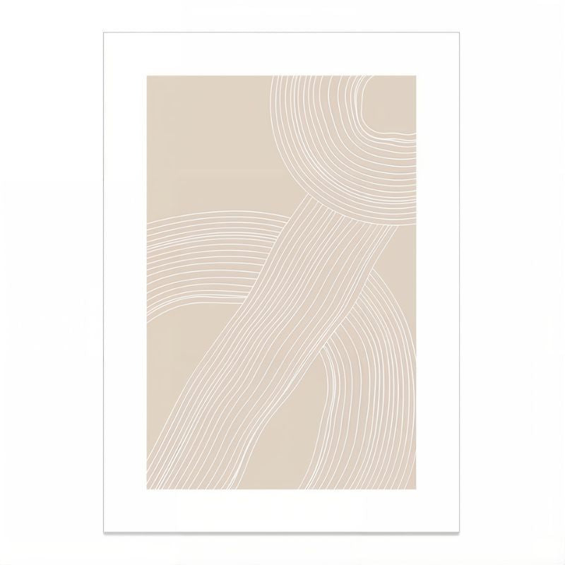 Tableau Minimaliste Beige toile 2