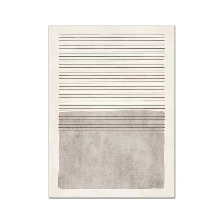 Tableau salon gris toile