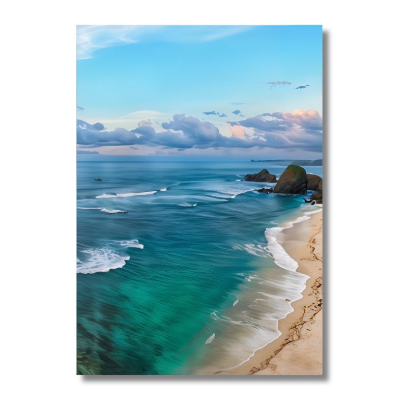 Tableau Triptyque Mer toile 3