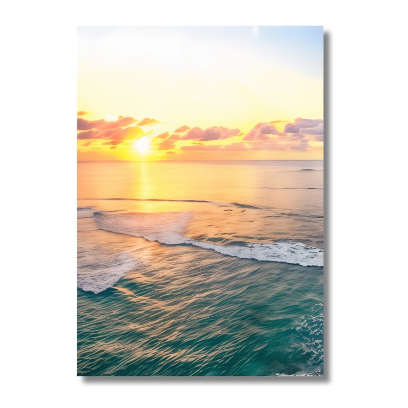 Tableau Triptyque Mer toile