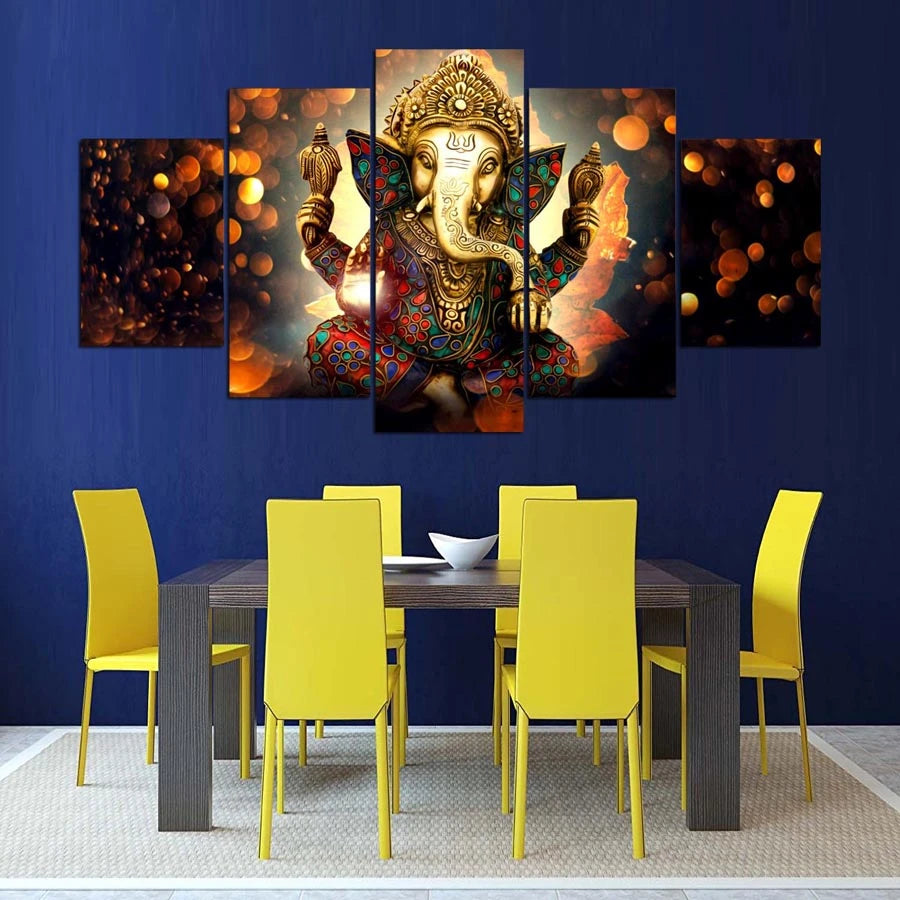 Tableau ganesh sur cadre