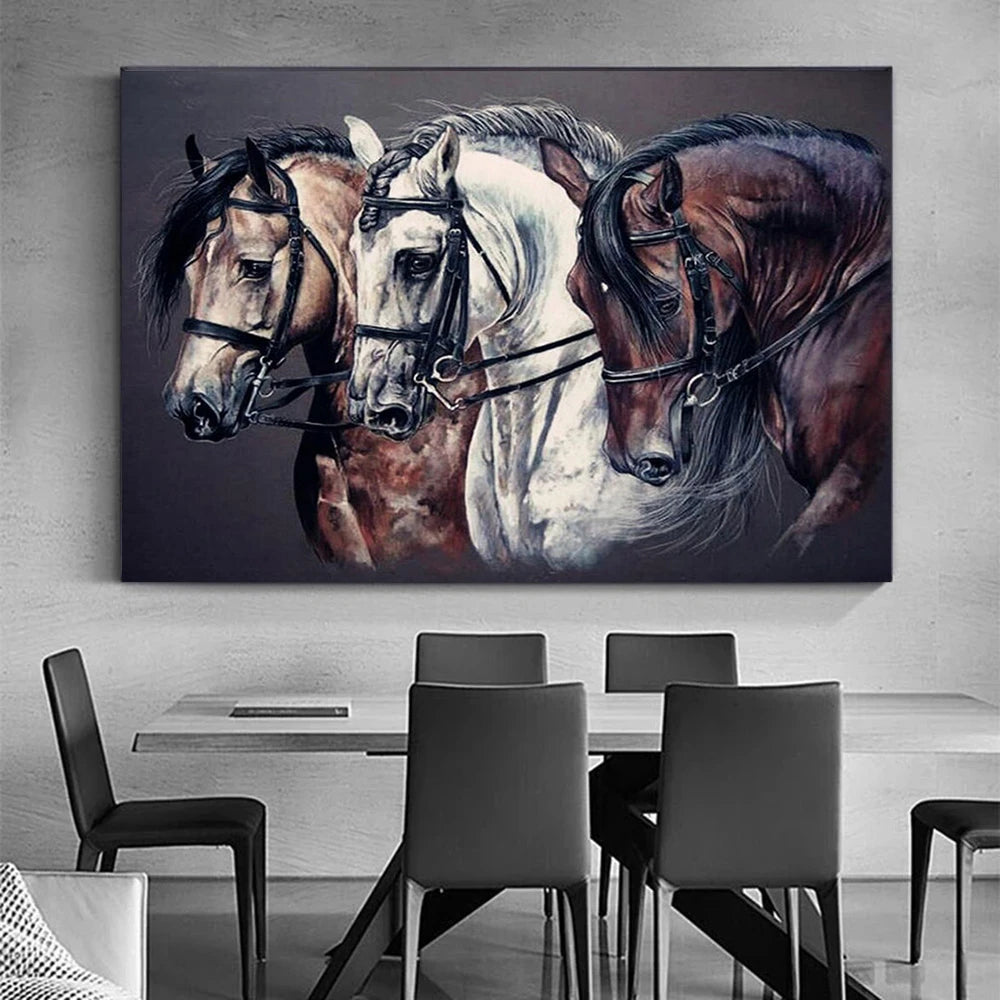 tableau cheval de trait