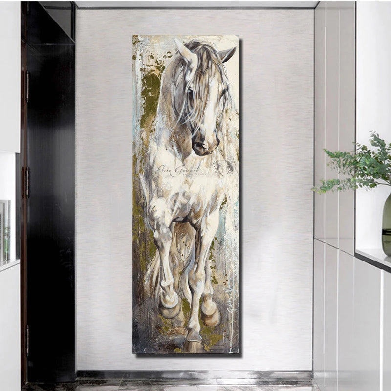 peinture cheval moderne