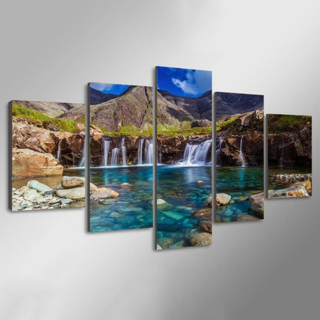 BASSIN NATUREL - Toile imprimée sur châssis - Art-Cadre.fr