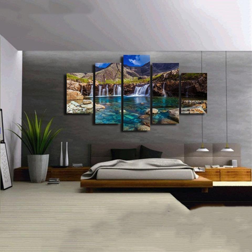 BASSIN NATUREL - Toile imprimée sur châssis - Art-Cadre.fr