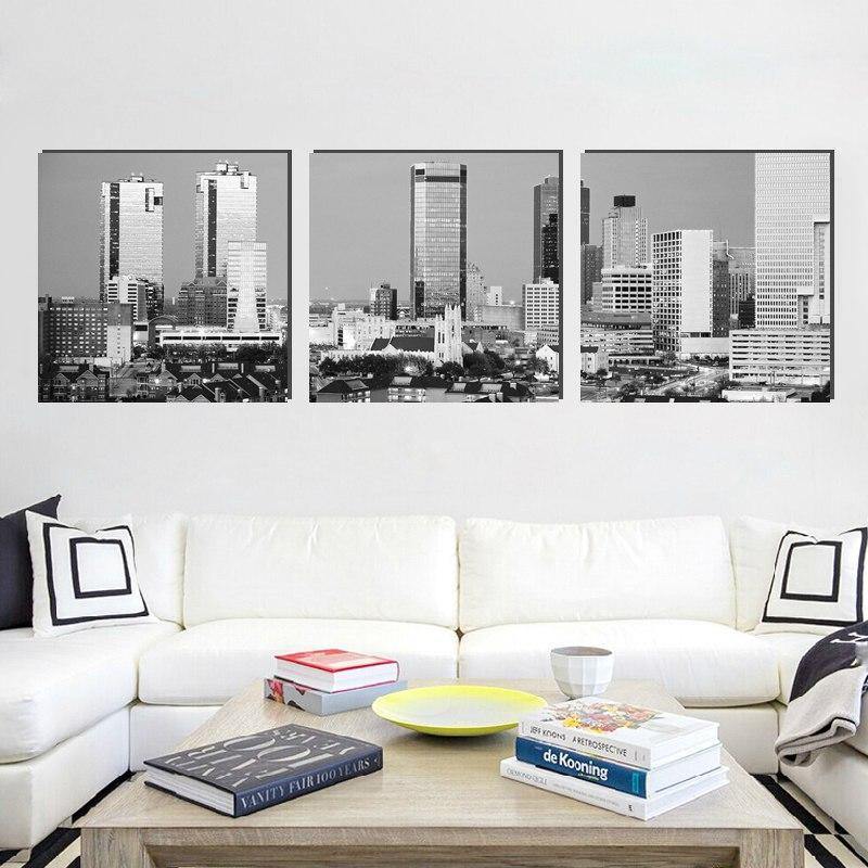 BUILDINGS - Toile imprimée sur châssis - Art-Cadre.fr