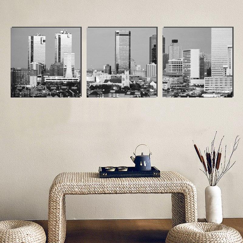 BUILDINGS - Toile imprimée sur châssis - Art-Cadre.fr