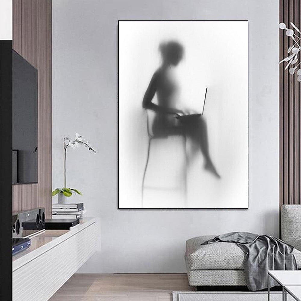 tableau silhouette femme