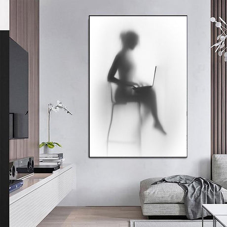 tableau silhouette femme