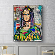 tableau mona lisa street art