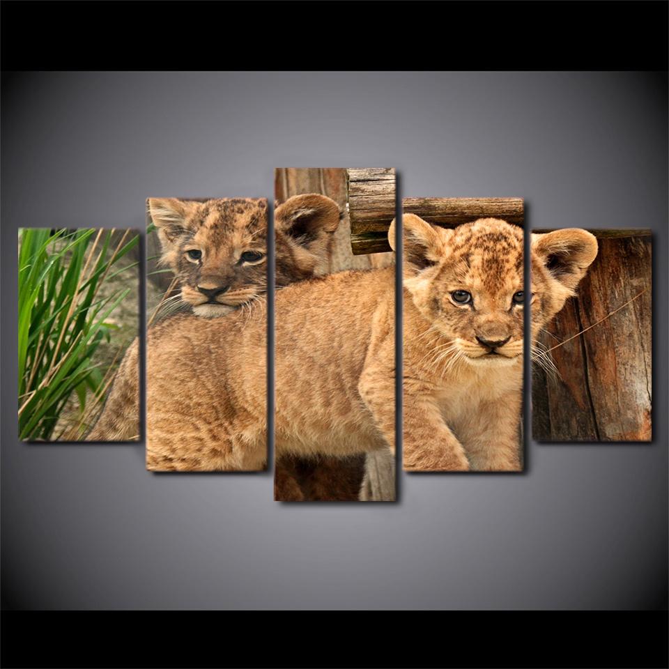 LIONCEAUX - Toile imprimée sur châssis - Art-Cadre.fr