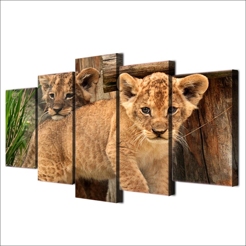 LIONCEAUX - Toile imprimée sur châssis - Art-Cadre.fr