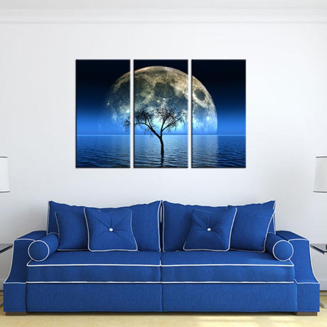PAYSAGE NOCTURNE - Toile imprimée sur châssis - Art-Cadre.fr