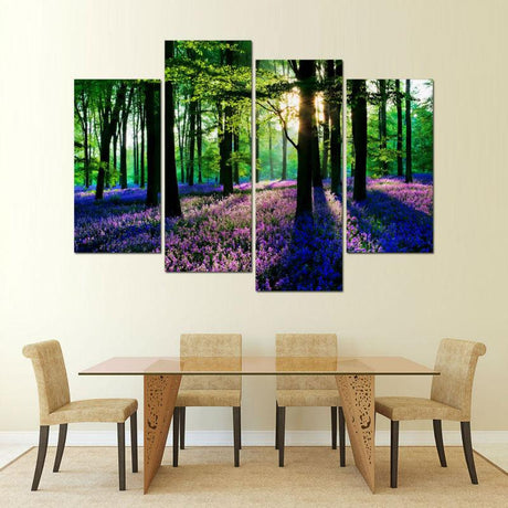 PRINTEMPS FORESTIER - Toile imprimée sur châssis - Art-Cadre.fr