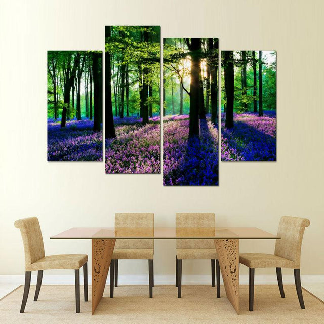 PRINTEMPS FORESTIER - Toile imprimée sur châssis - Art-Cadre.fr