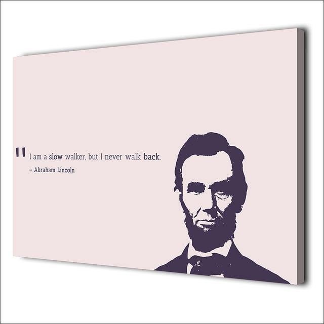ABRAHAM LINCOLN - Tableau mural sur toile imprimée - Art-Cadre.fr