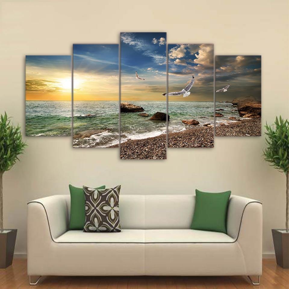 Tableau Air marin | Déco murale de bord de mer, imprimée sur toile. - Art-Cadre.fr